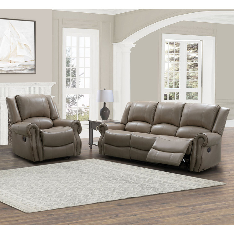 Red Barrel Studio® Digiovanni 2 Piece Faux Leather Reclining Living Room Set & Reviews Wayfair